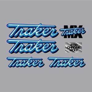 Traker -  MX blue decal set