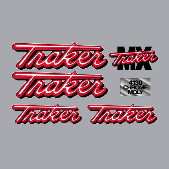 Traker -  MX red decal set