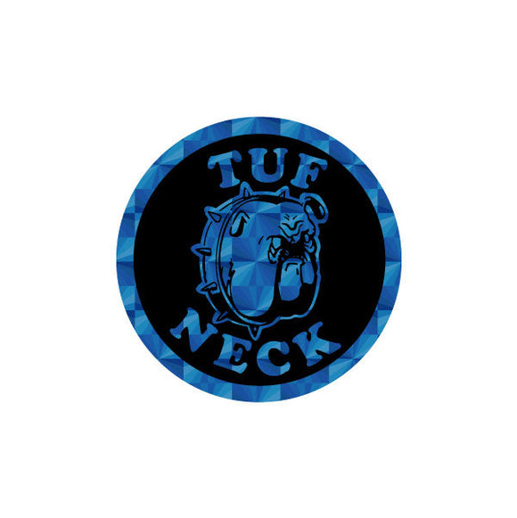 Tuf-neck - BLUE PRISM Stem decal