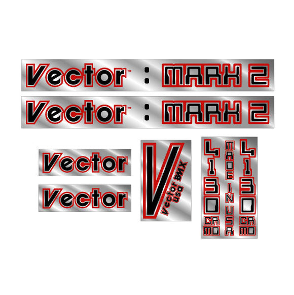 Vector - Mark 2 - Chrome decal set