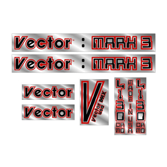 Vector - Mark 3 - Chrome decal set