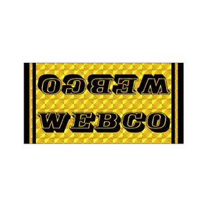 Webco - Yellow PRISM downtube decal