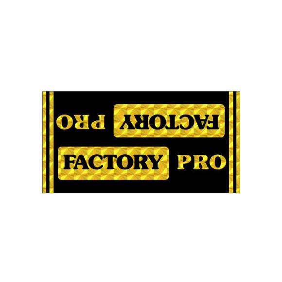 Webco - Factory Pro - Yellow PRISM downtube decal