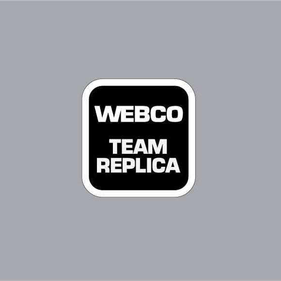 Webco - TEAM REPLICA White Seat tube decal