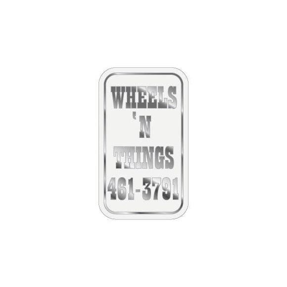 Wheels 'N Things - Chrome seat tube decal