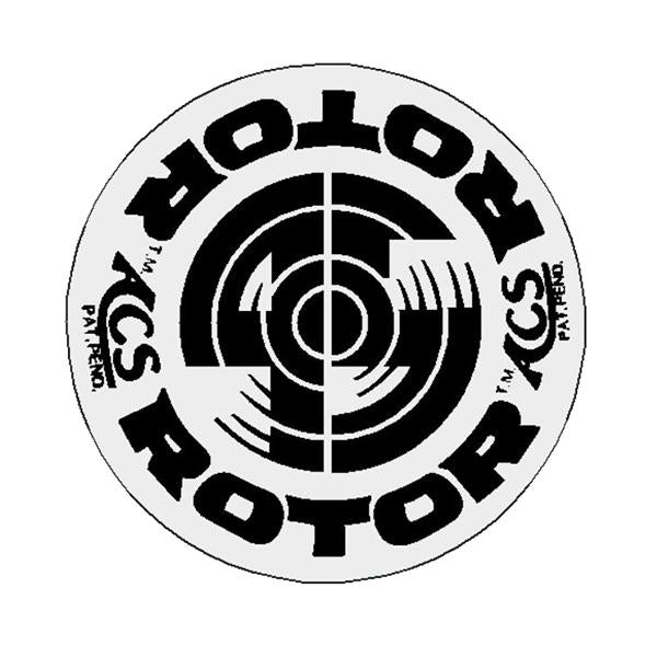 ACS - 45 ROTOR stem decal - BLACK | BMX Products USA