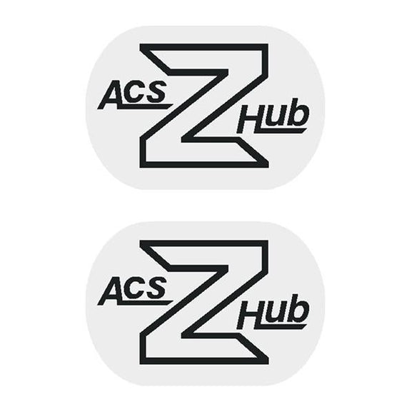Acs - Z Hub Decals Black Old School Bmx Decal