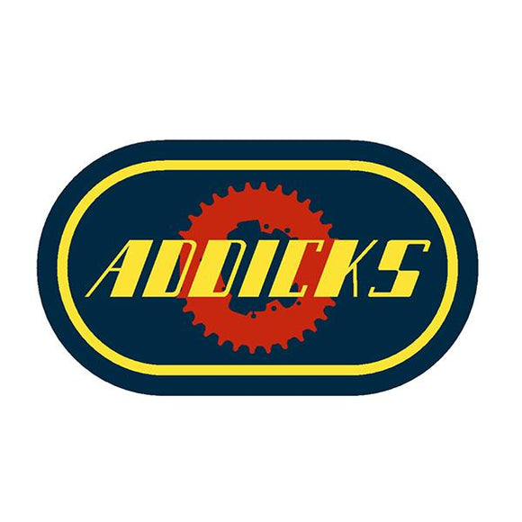 Addicks - Sprocket Oval Decal Old School Bmx