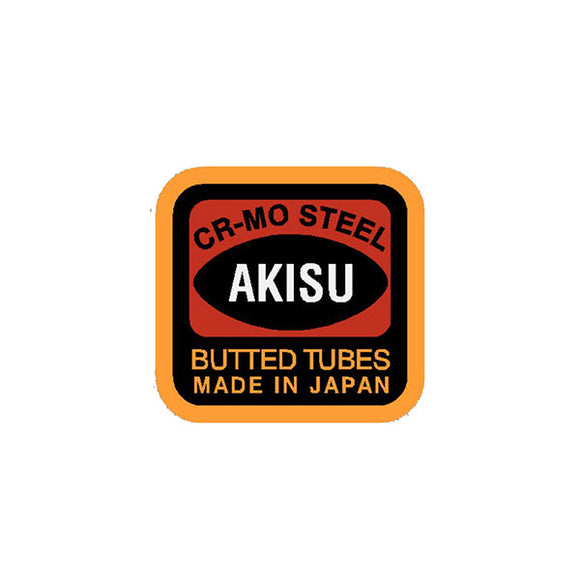 Akisu - Cromo- Butted tubes RED decal