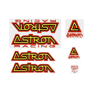 ASTRON Racing Pro - red/black clear- decal set
