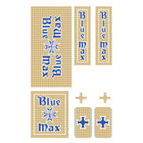 Blue Max - Gold latin prism Decal set