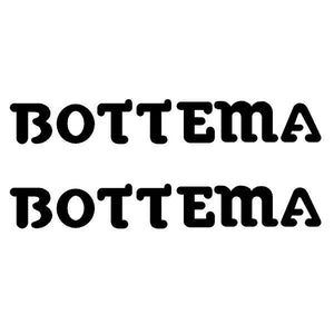 Bottema - Die Cut Fork Decals Black Old School Bmx Decal