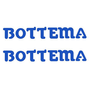 Bottema - Die Cut Fork Decals Blue Old School Bmx Decal
