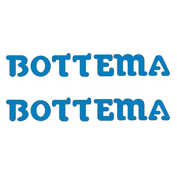 Bottema - Die Cut Fork Decals Light Blue Old School Bmx Decal