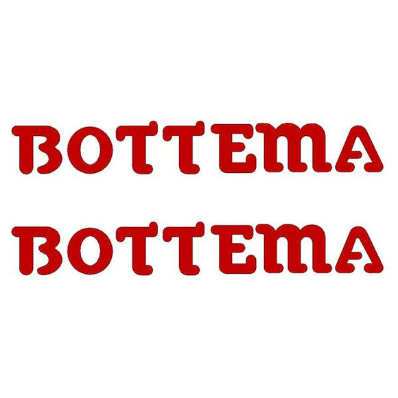 Bottema - Die Cut Fork Decals Red Old School Bmx Decal