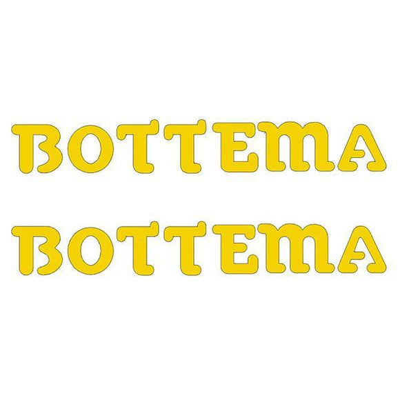 Bottema - Die Cut Fork Decals Yellow Old School Bmx Decal