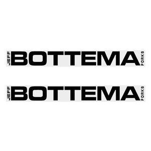 Bottema - Black Fork Decals Old School Bmx Decal