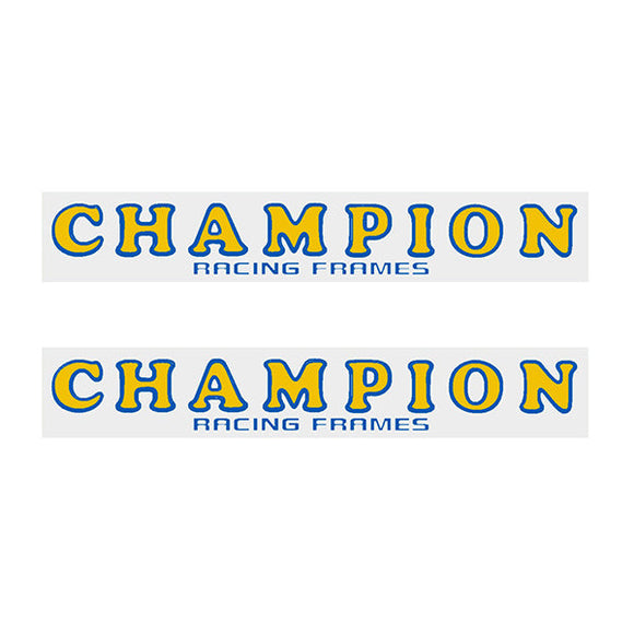 Champion - Schwerma Main tube decals