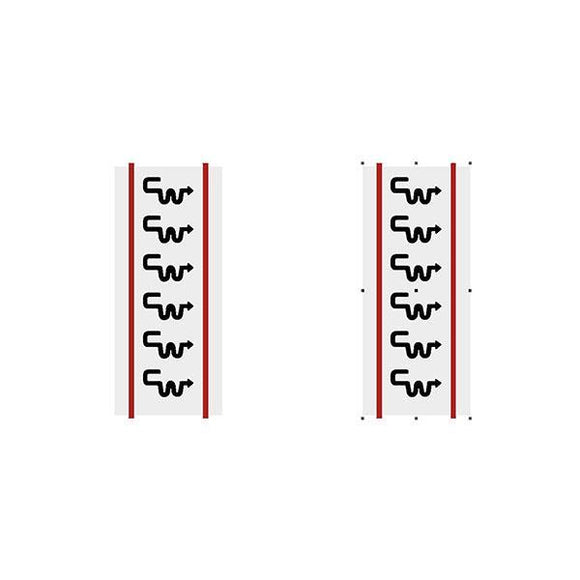 Cw - Hub Decals Old School Bmx Decal
