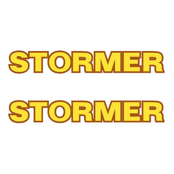 CYC - STORMER yellow down tube decals