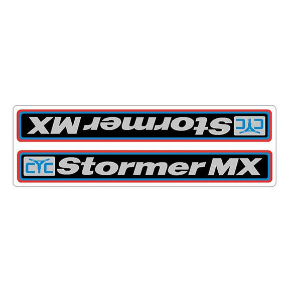 CYC - STORMER MX down tube decal