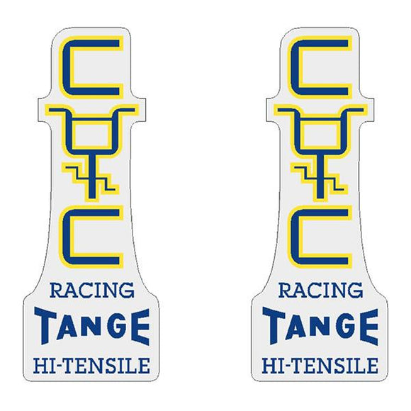 CYC - Tange blue fork decals