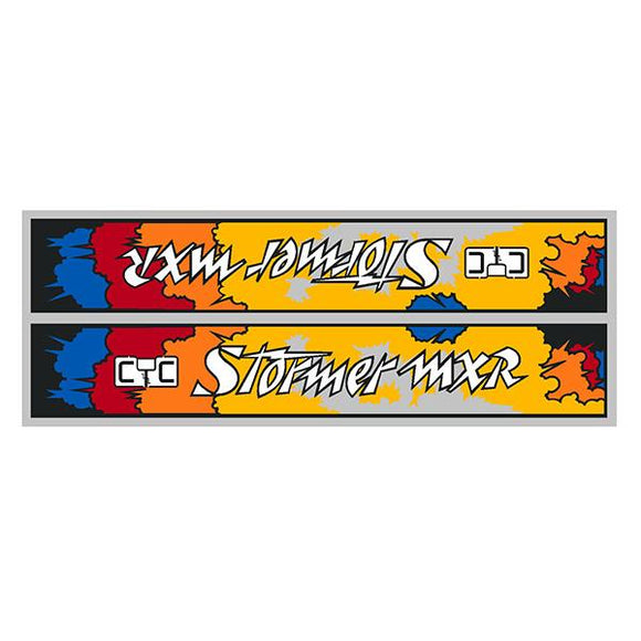 CYC - STORMER MXR 4 color down tube decal