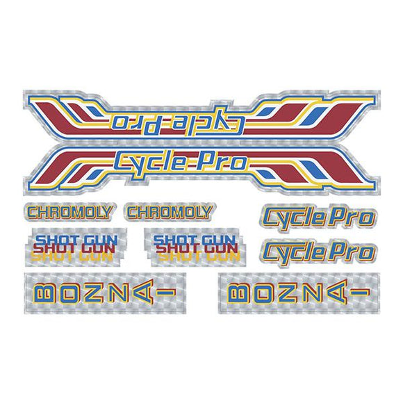 Cycle Pro - BONZAI & SHOTGUN Prism decal set