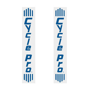Cycle Pro - Blue Vertical Fork Decals Old School Bmx Decal