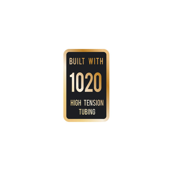 Diamond Back - 1020 TUBING  decal - gold