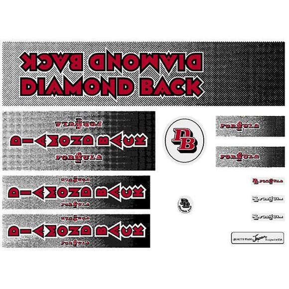 83 Diamond Back - Formula 1 Db Decal Set Old School Bmx Decal-Set