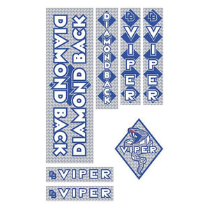 1983 Diamond Back - Viper - BLUE PRISM decal set