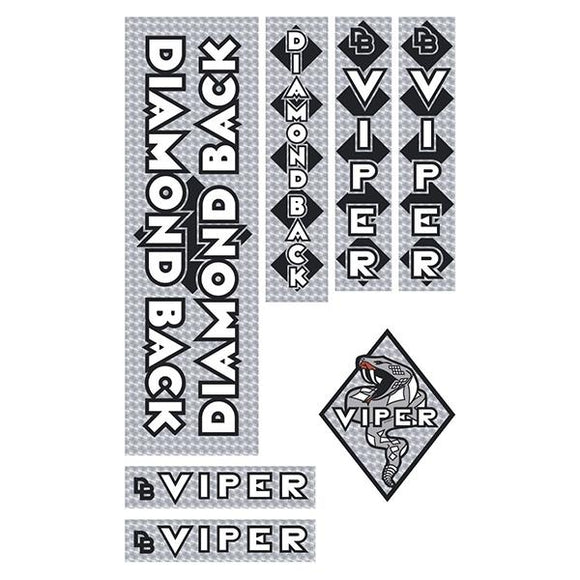 Diamond Back - 1983 Viper - Silver PRISM decal set