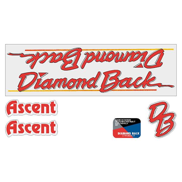 1986 Diamond Back - ASCENT MTB decal set | BMX Products USA