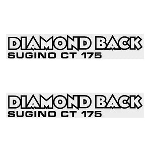 Diamond Back - Ct175 On Clear Crank Db Decals Old School Bmx Decal