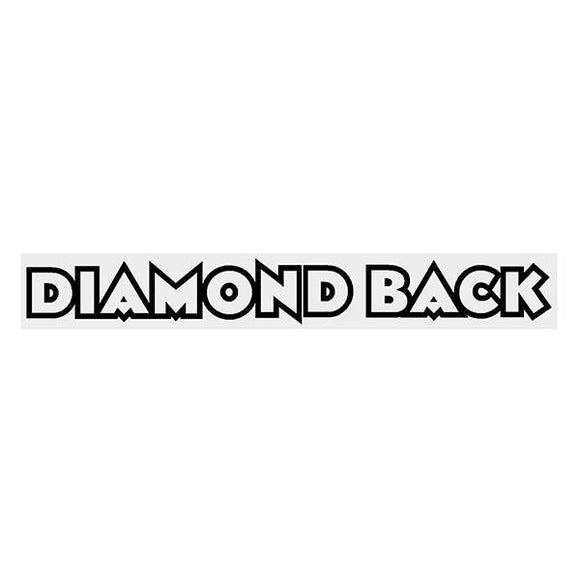 Diamond Back - Black Stem Decal Old School Bmx