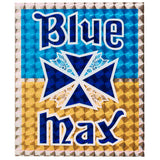 1980-81 Blue Max Blue/Gold Prism Decal set