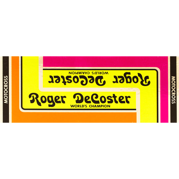 1976-81 Roger DeCoster Decal set