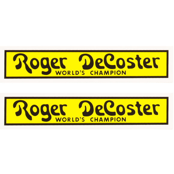 1976-81 Roger DeCoster fork decal set