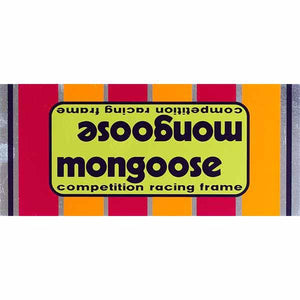 1977-80 Mongoose Motomag Green top tube decal