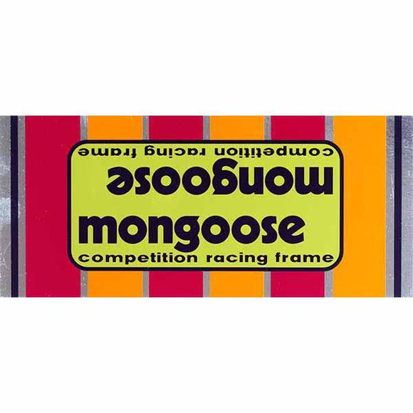 1977-80 Mongoose Motomag Green top tube decal