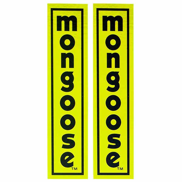 1977 79 Mongoose fork decal set BMX Products USA