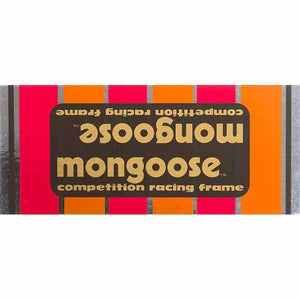 1981-82 Mongoose Motomag Black down tube decal