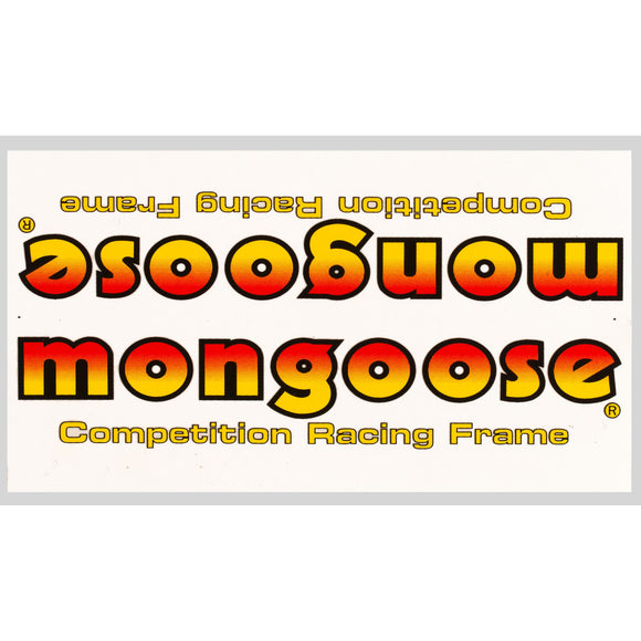 1984 Mongoose - Expert decal set - Orange/Yellow