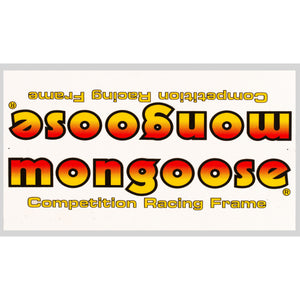 1983-85 Mongoose down tube decal