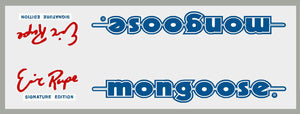 1985-86 Eric Rupe Mongoose down tube decal