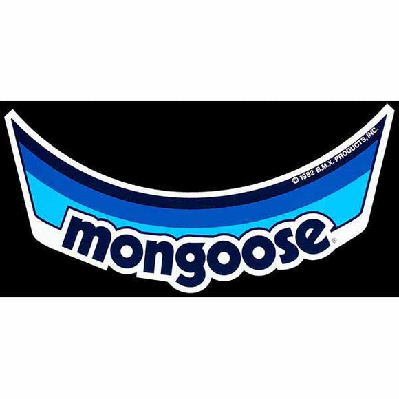 Mongoose Visor Decal - Blue