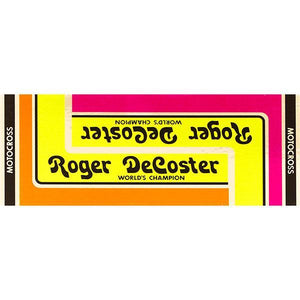 1976-81 Decoster Down Tube Decal - Old School Bmx Decal
