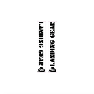 SE Racing - Landing Gear "Lites" Fork Decal set - black