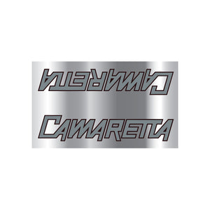 CW - Cameretta down tube decal - chrome